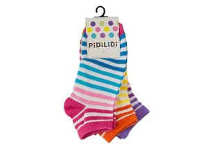 Dívčí kotníkové ponožky 3pack PD0130-01 (Velikost 27-30)