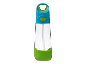 62599 lahev na piti s brckem 600 ml modra zelena