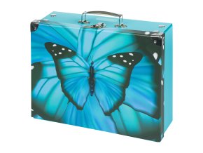 skladaci skolni kufrik butterfly s kovanim