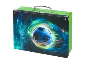 skladaci skolni kufrik fotbal mic s kovanim