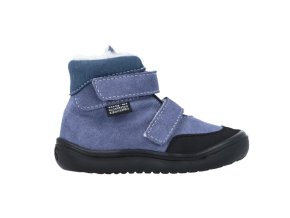 Zimní barefoot boty Jonap Jerry modré s vlnou a membránou