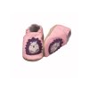 Capáčky baBice růžové s ježkem BA-218 SOFT SOLE (Velikost 16-17)
