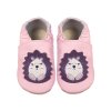 Capáčky baBice růžové s ježkem BA-218 SOFT SOLE (Velikost 16-17)