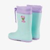 Holínky COQUI RAINY MINT/LILA HERO 8558 zateplené (Velikost 24)