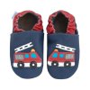 Capáčky baBice BA-044 fire truck navy - SOFT SOLE (Velikost 16-17)