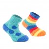 Ponožky FLUFFY s protiskluzem 2pack PD0148-02 (Velikost 6-12 měs)