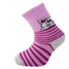 THERMO ponožky NOVIA 1526 kotě, fialová (Velikost 27-29)