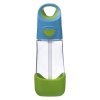 61267 1 61267 1 61267 1 61267 1 61267 1 lahev na piti s brckem 450 ml modra zelena