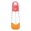 61282 1 61282 1 61282 1 61282 1 61282 1 lahev na piti s brckem 600 ml ruzova oranzova