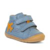 Celoroční kožená obuv Froddo Paix Up G2130349-1 jeans (Velikost 23)