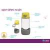 62590 6 62590 6 sport lahev na piti 600 ml ruzova oranzova