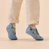 Barefoot bačkory Affenzahn Slipper Cotton Movy Shark (Velikost 32)
