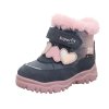 Zimní obuv Superfit Husky+ Blau/Rosa 1-006061-8000 s membránou Gore-Tex (Velikost 29)