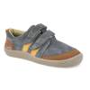 Dětské barefoot celoroční boty Beda Oliver BF 0001/W/N/PR2 šedé (Velikost 33)