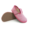 Dívčí barefoot bačkory PEGRES BF 01 růžová (Velikost 34)