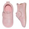 Shimmer leather slippers Rose Grey