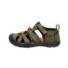 Dětské sandály Keen Seacamp II CNX Dark Olive/Gold Flame