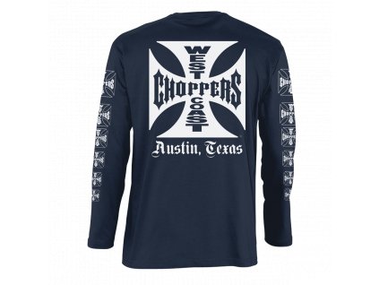 wcc og logo longsleeve atx navy 100559