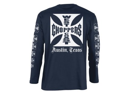 wcc og logo longsleeve atx navy 100559