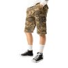 wcc cfl cargo shorts vintage woodland camo 236742
