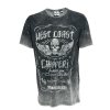 west coast choppers ride hard sucker tee vintage greyblack 147993