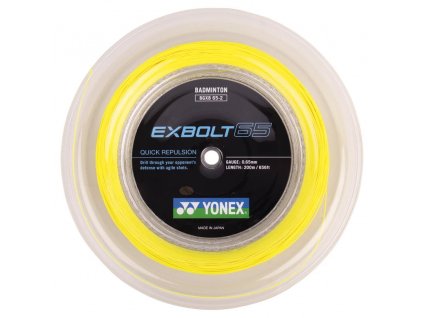 badmintonovy vyplet yonex exbolt 65 yellow 200 m 1372233 818x818