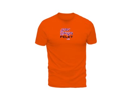 Unisex tričko Felet F002 Orange
