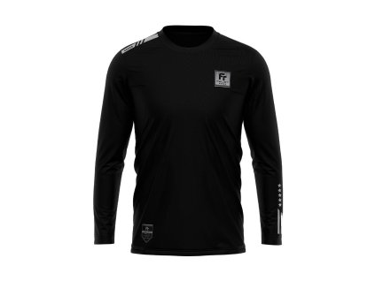 Unisex tričko s dlouhým rukávem Felet FT-DRY 2.0 Black
