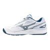 Dětská sálová obuv Mizuno Stealth Star 2 Jr White/Sailor Blue/Silver