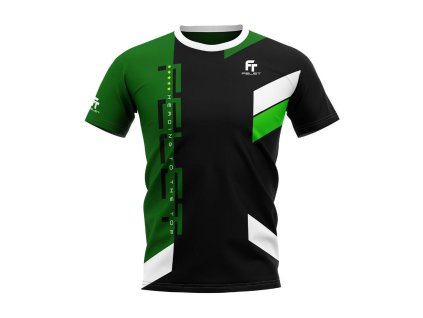 T-shirt unisex Felet RN 3601 Black/Green
