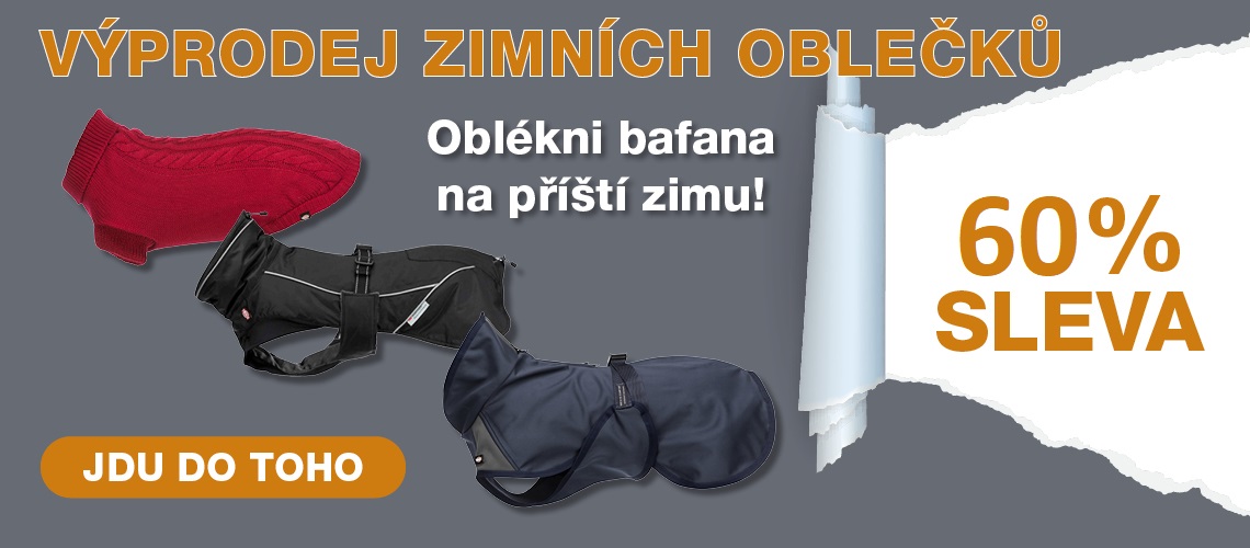 <img src="https://www.bafoo.cz/user/documents/upload/ikony_100x100_bez_kruhu_oran_packa_vetsi.png" width="20" />&nbsp;<span style="font-size: 10pt;">VÝPRODEJ - 60% sleva na všechny oblečky</span>