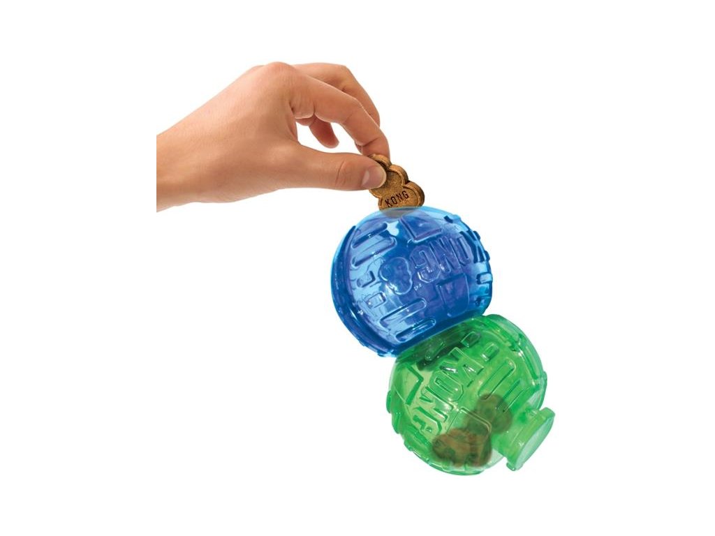 Hračka guma Lock-It plnící 2ks KONG L