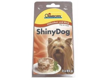 Gimborn Shiny dog konz. - kuře, hovězí 2 x 85 g