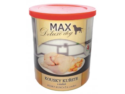 MAX deluxe kousky kuřete s mrkví 400g