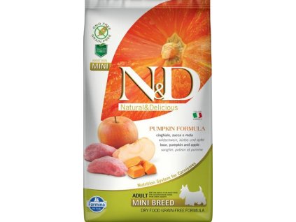 N&D Grain Free Dog Adult Mini Pumpkin Boar & Apple 2,5 kg