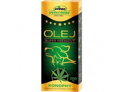 Vitar veterinae konopný olej 200 ml