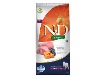 N&D Grain Free Dog Adult Giant Pumpkin Lamb & Blueberry 12kg