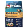 ONTARIO Dog Adult Medium Fish & Rice - 2,25 kg