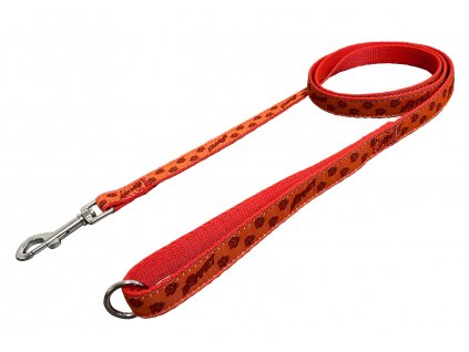Popruhové vodítko TLAPKY BAF (Barva Šedá, Rozměr 20mm x 150cm 18211TB)