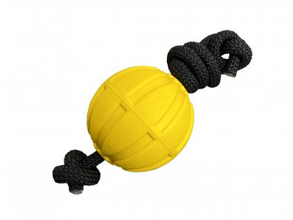 FOAM ball with string yellow