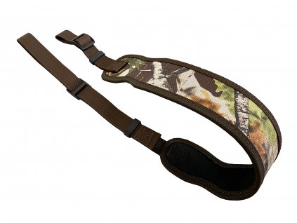 Popruhový řemen ClASSIC, maskáč (Barva Hnědá, Délka 50mm x 115cm 50039M)