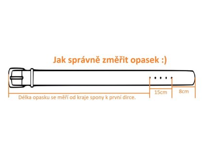 Kožený opasok poľovnícky, plná spona