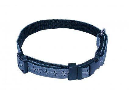 Popruhový obojek EKG 10mm (Barva Šedá, Rozměr 10mm x 18-26cm 18105E)
