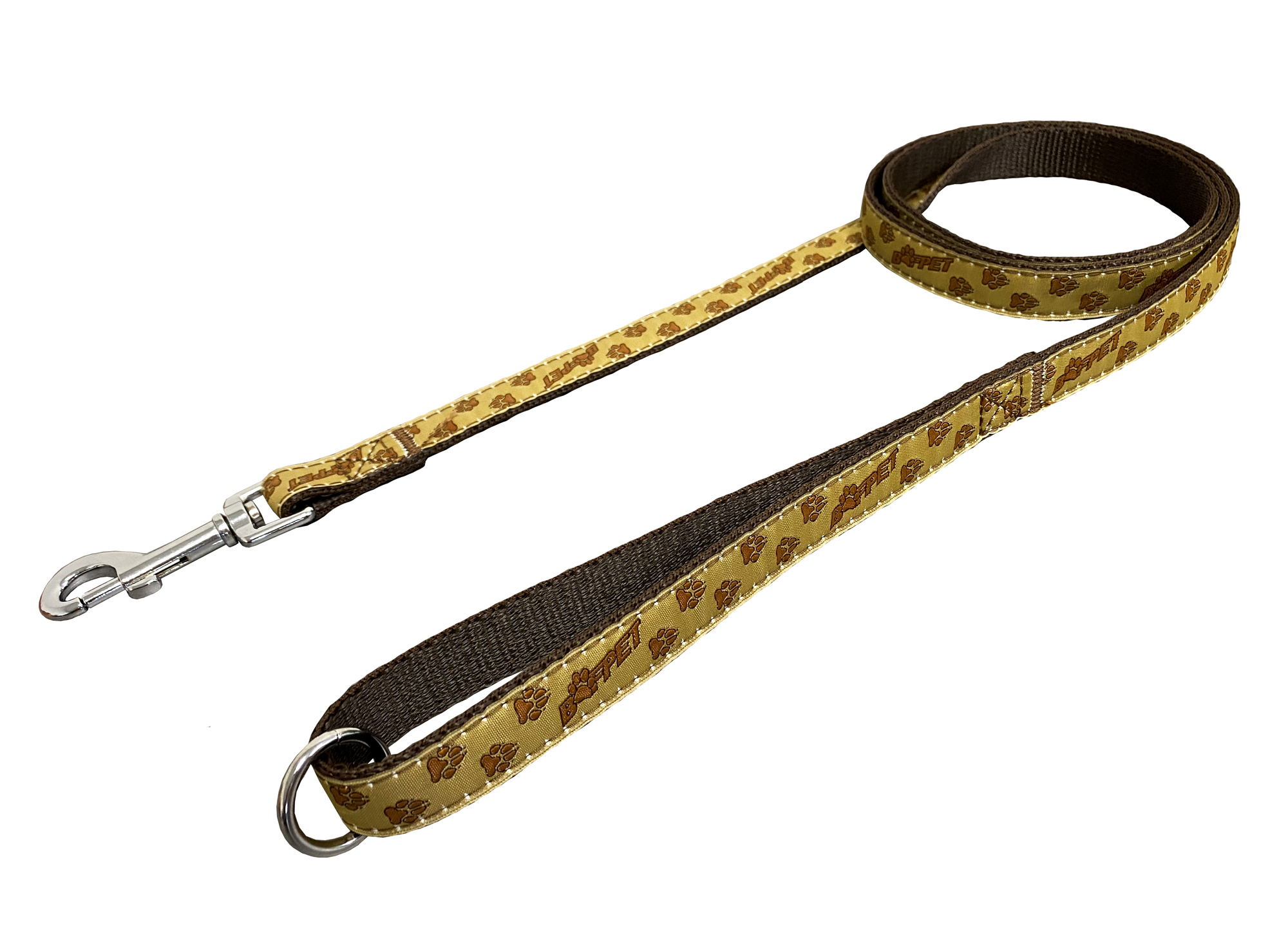 BAFPET Popruhová vodítka TLAPKY BAF Barva: Modrá, Rozměr: 15mm x 150cm 18208TB