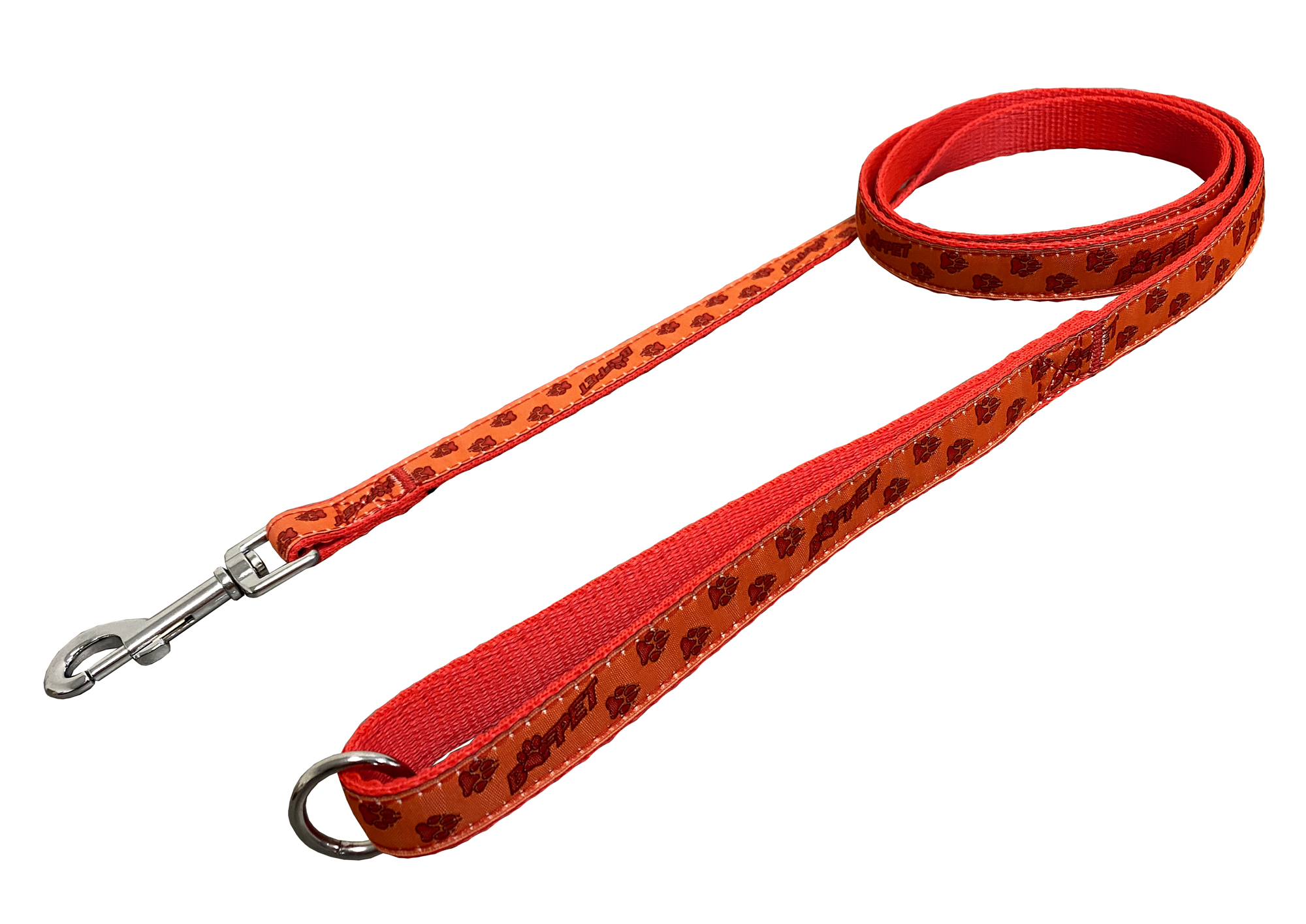 BAFPET Popruhová vodítka TLAPKY BAF Barva: Modrá, Rozměr: 15mm x 150cm 18208TB