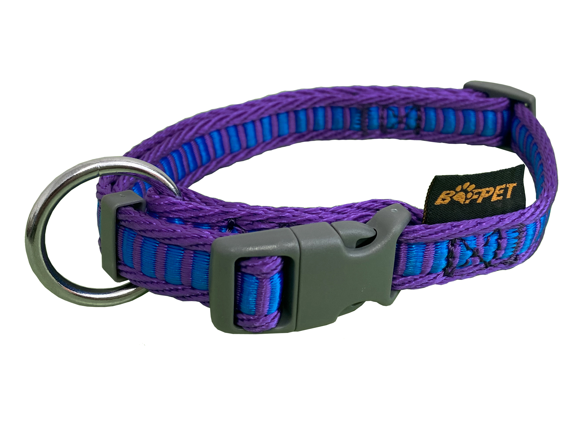 BAFPET Popruhové obojky ŽEBŘÍK Barva: Červená, Rozměr: 25mm x 40-66cm 18102Z