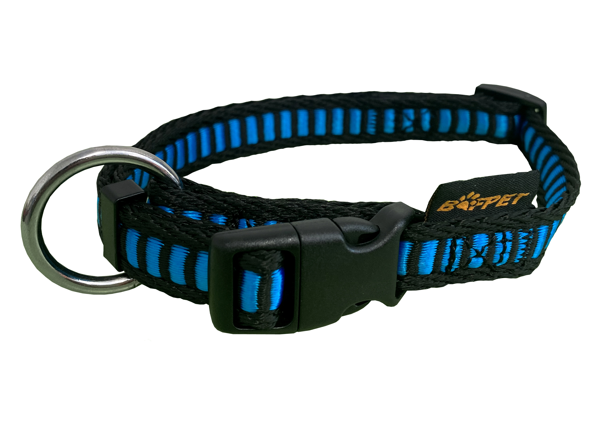 BAFPET Popruhové obojky ŽEBŘÍK Barva: Červená, Rozměr: 25mm x 40-66cm 18102Z