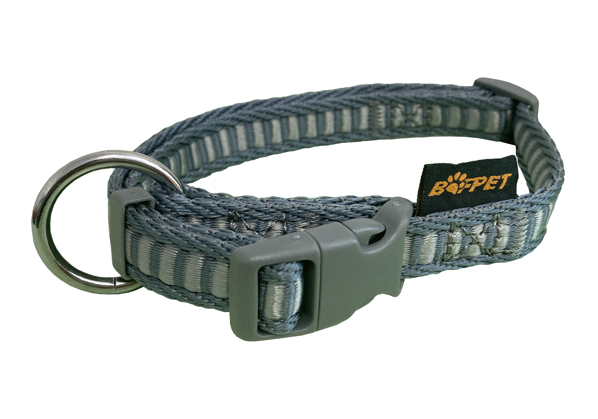 BAFPET Popruhové obojky ŽEBŘÍK Barva: Červená, Rozměr: 25mm x 40-66cm 18102Z