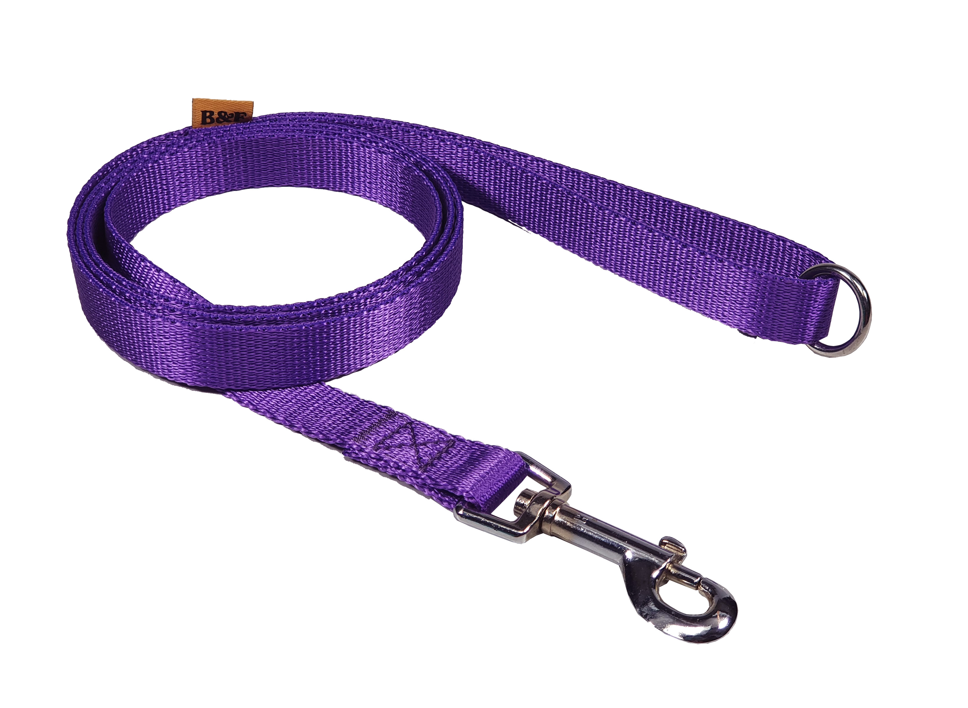 BAFPET Popruhová vodítka JEDNOBAREVNÁ Barva: Černá, Rozměr: 15mm x 150cm 18208J