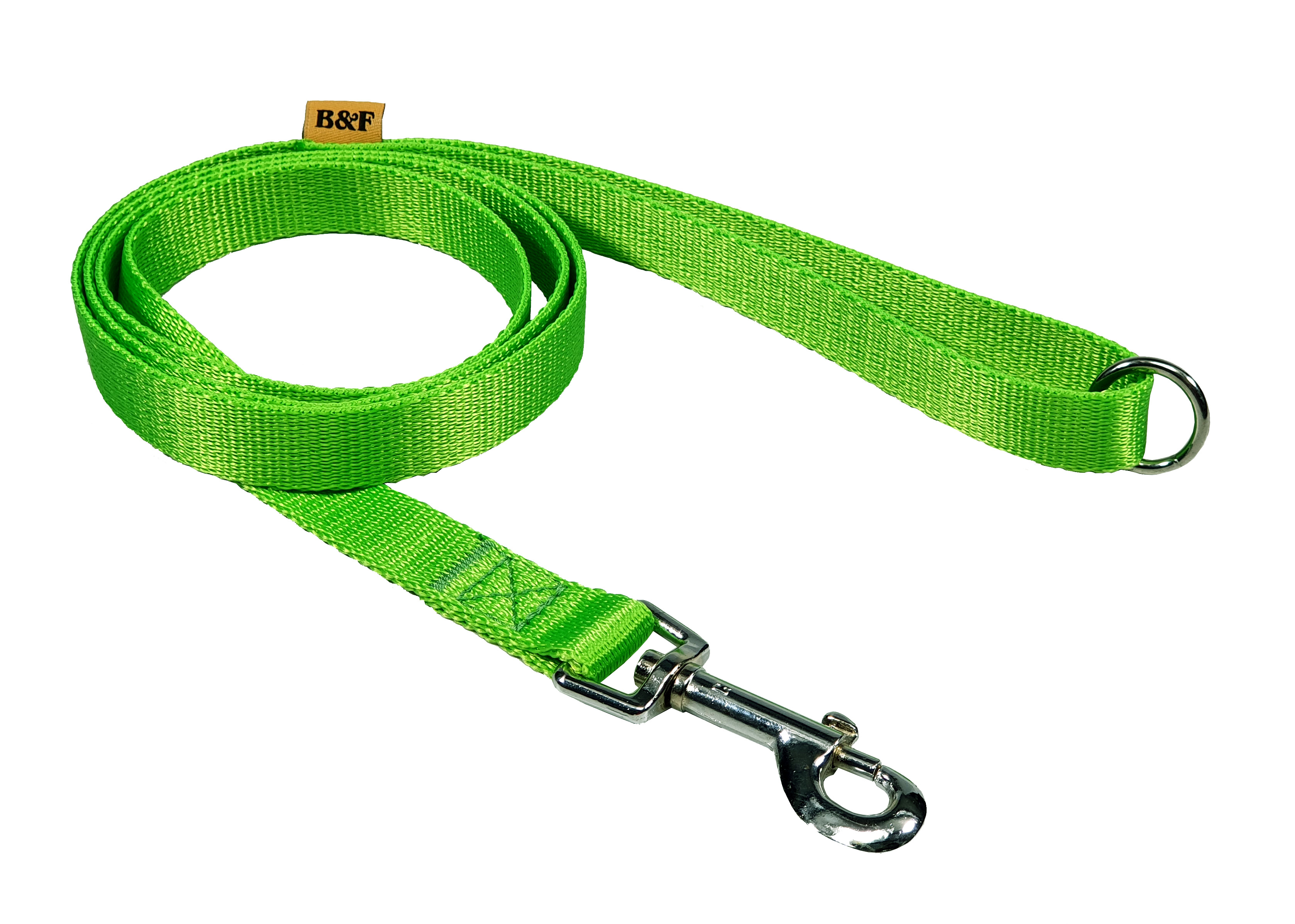 BAFPET Popruhová vodítka JEDNOBAREVNÁ Barva: Černá, Rozměr: 15mm x 150cm 18208J